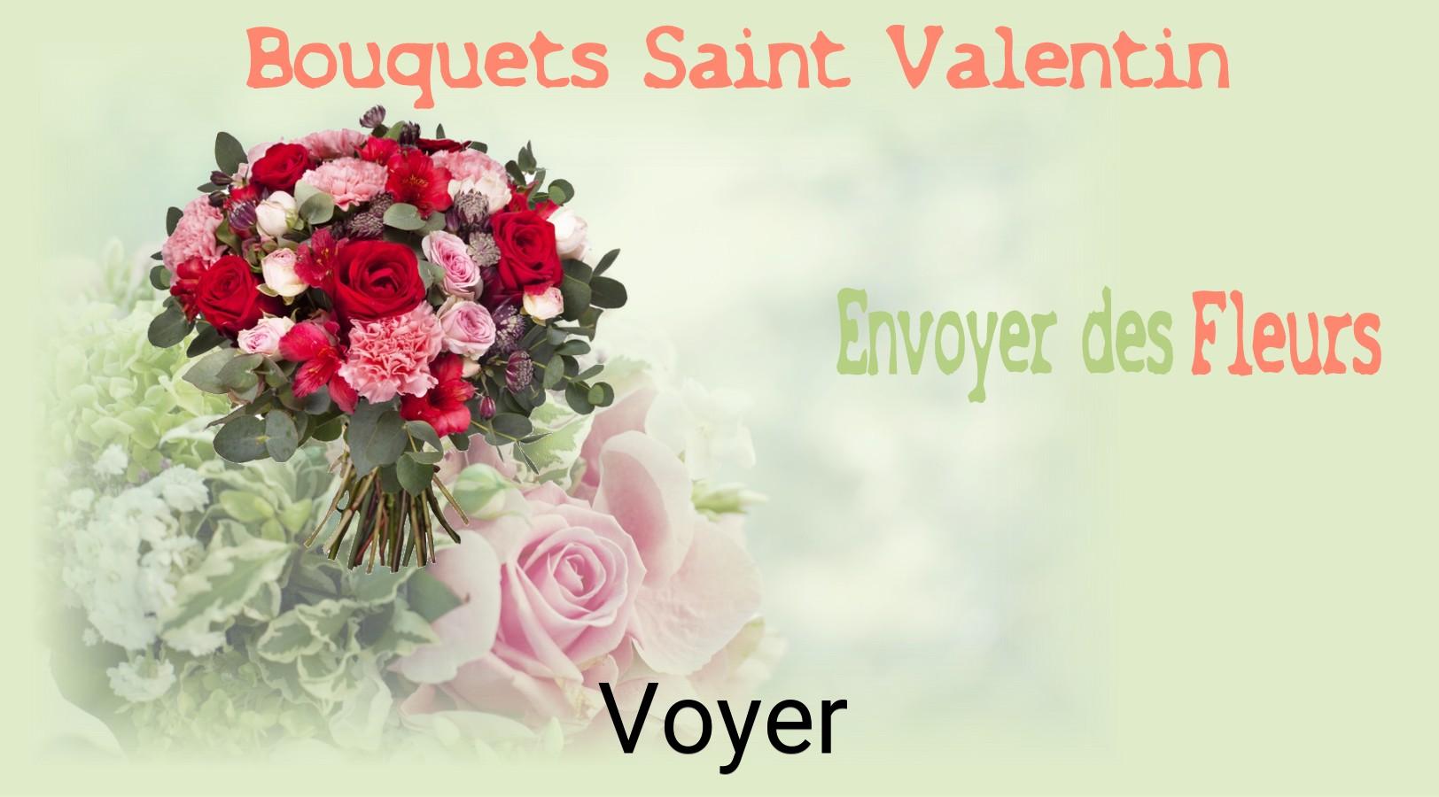 Roses de Saint-Valentin livrées à Voyer
